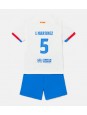 Barcelona Inigo Martinez #5 Venkovní dres pro děti 2023-24 Krátký Rukáv (+ trenýrky)